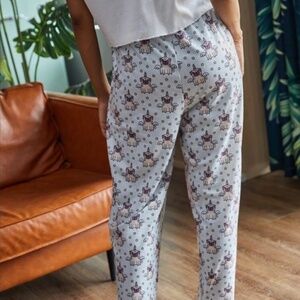 NWT UNICORN DOG & STARS PJ PANTS - M